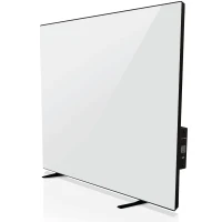 Керамический инфракрасный обогреватель 60x60 650W ZENHEISSER Cube HT-650 с терморегулятором, белый глянец